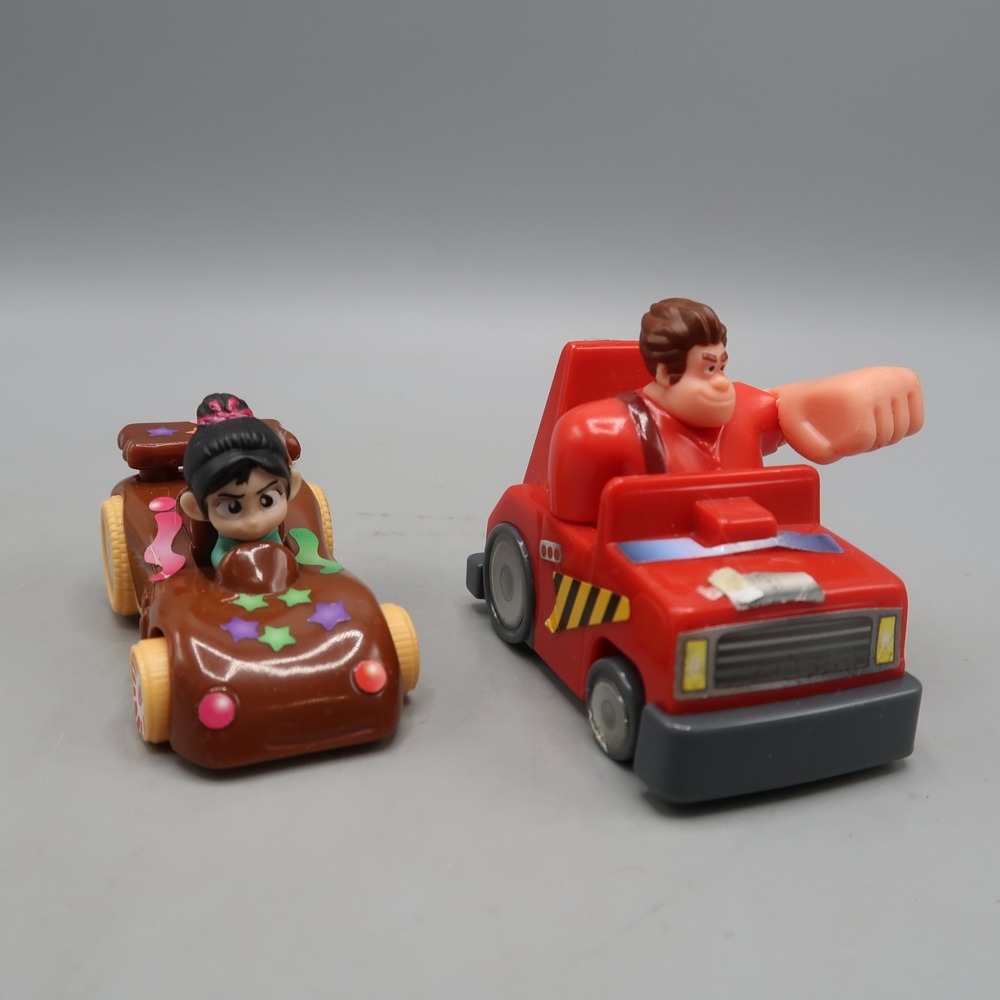 WRECK IT RALPH 2 Lot Racers 2018 McDonalds Toys Disney Car